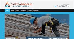 Desktop Screenshot of floridanewroof.com